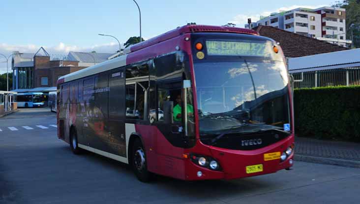 Red Bus Iveco Metro Custom CB80 88
